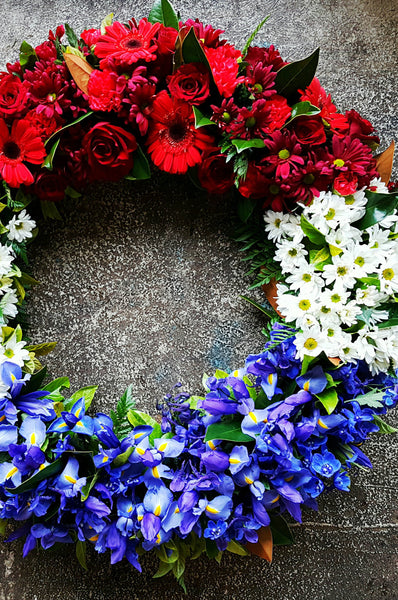 Funeral wreath delivery canberra, funeral flowers,