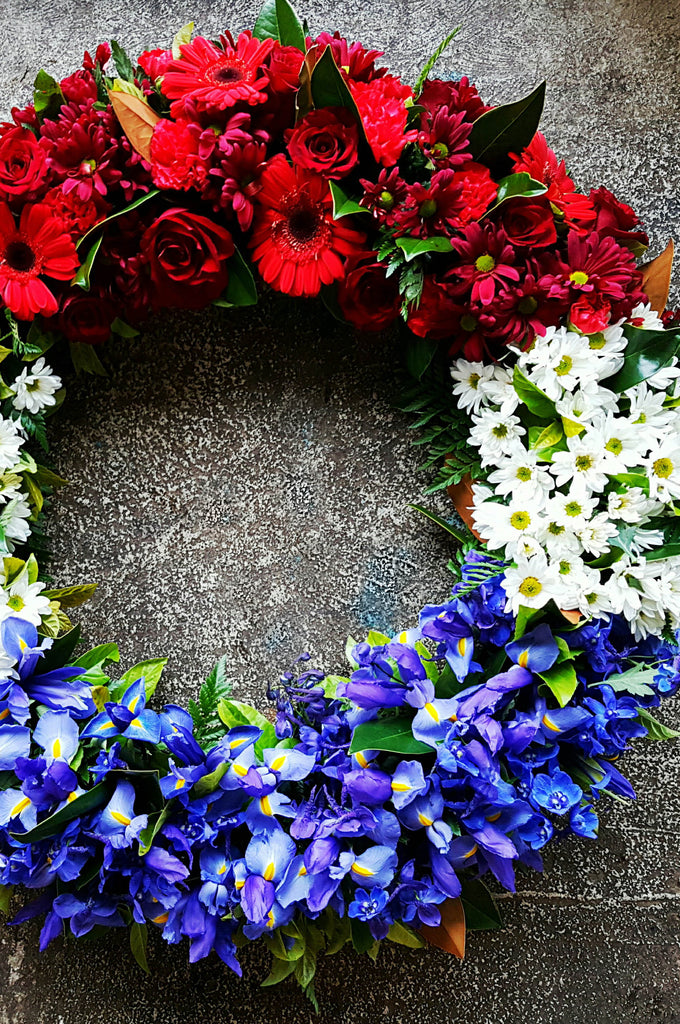 Funeral wreath delivery canberra, funeral flowers, 