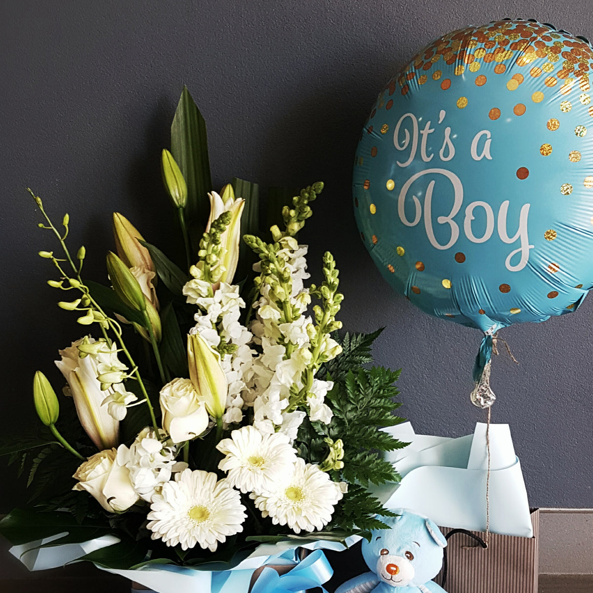 It's a boy hotsell flowers and balloons