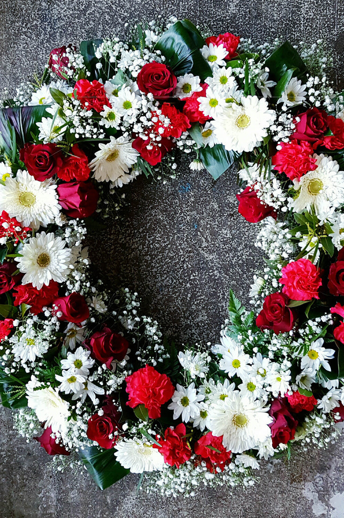 Funeral wreath delivery canberra, funeral flowers, 